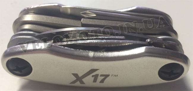 Ключи-шестигранники X-17, 18 ф, с ножом